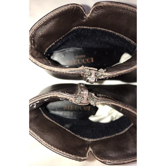 Sesto Meucci Samoa Bootie Espresso Nappa Leather 6M MSRP $240 EUC - Picture 7 of 11